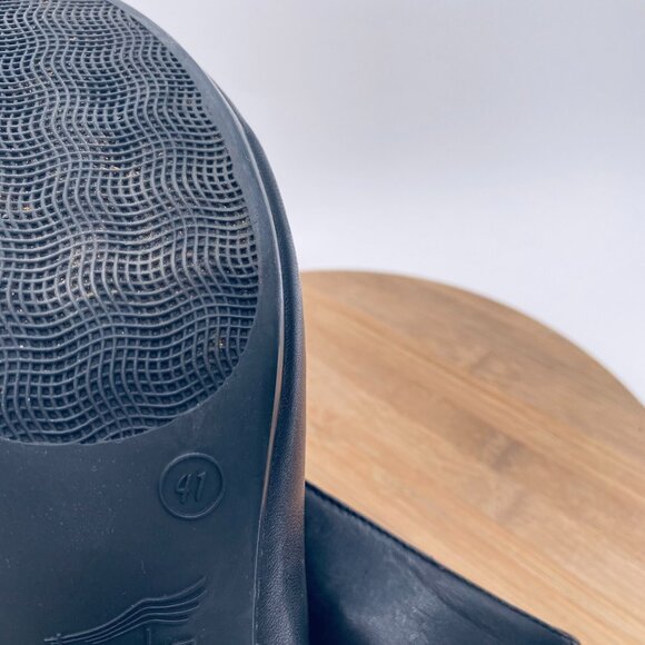 Dansko Shoes Womens 10 41 Black Leather Loafers Whimsygoth Fairy - Picture 11 of 11